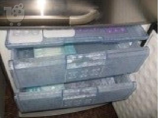 ψυγειοκαταψυκτης Bosch Inox KGU44193/03 2mx0,70